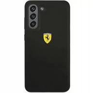 Etui i futerały do telefonów - Ferrari Hardcase FESSIHCS21FBK S21 FE G990 czarny/black Silicone FER000527-0 - miniaturka - grafika 1