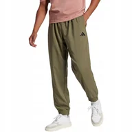 Dresy męskie - Spodnie męskie adidas Essentials Small Logo Stanford zielone JF1102 2XL - miniaturka - grafika 1