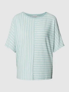 T-shirt w paski - Koszulki i topy damskie - miniaturka - grafika 1