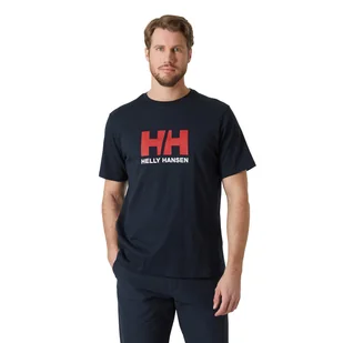 Męska koszulka z krótkim rękawem Helly Hansen HH Logo T-shirt 3.0 navy - M - Koszulki męskie - miniaturka - grafika 1