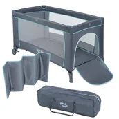 Zabezpieczenia dla dzieci - ŁÓŻECZKO TURYSTYCZNE SIMPLE GREY HANKSKIDS - miniaturka - grafika 1