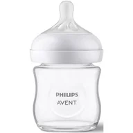 Butelki dla niemowląt - Avent Philips Butelka szklana Natural Response 125ml - miniaturka - grafika 1