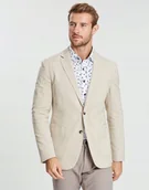 Marynarki męskie - Elegancka beżowa marynarka Rodd&Gunn S - miniaturka - grafika 1