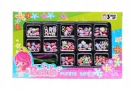 Figurki dla dzieci - ZESTAW BIŻUTERIA KORALIKI ZAWIESZKI BRANSOLETKI - miniaturka - grafika 1