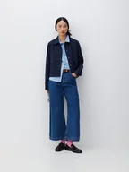 Spodnie damskie - Vila Dżinsy "Lotta" - Comfort fit - w kolorze niebieskim - miniaturka - grafika 1