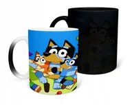 Kubki - KUBEK MAGICZNY Z NADRUKIEM- PREZENT NIEBIESKI PIES PIESEK BAJKI PSY PIES + - miniaturka - grafika 1