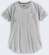 Koszulki męskie - Koszulka Carhartt Force Mid Logo Grey - miniaturka - grafika 1