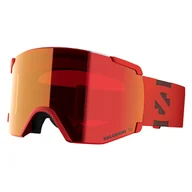 Gogle i okulary motocyklowe - Gogle SALOMON S/VIEW L47641100 – Czerwony - miniaturka - grafika 1