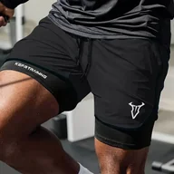 Spodenki męskie - TEMU Spodenki Sportowe Męskie i Damskie Szybkoschnące - Spodenki do Biegania z Nieelastycznym Materiałem, Kieszenie Boczne - Idealne na Treningi, - miniaturka - grafika 1