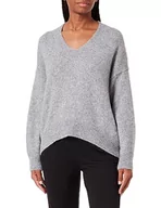 Swetry damskie - BOSS C_fondiala damski sweter z dzianiny, Silver40., L - miniaturka - grafika 1