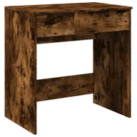 Toaletki - vidaXL Toaletka z lustrem dąb wędzony 73x46,5x120 cm - miniaturka - grafika 1