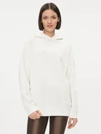 Bluzy damskie - Reebok Bluza Lux IL2108 Biały Oversize - miniaturka - grafika 1