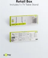Uchwyty do telewizora - Goobay Stolik pod telewizor - miniaturka - grafika 1