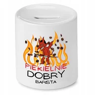 Skarbonki - Skarbonka Dla Obrońcy na Urodziny na Prezent z Nadrukiem ze Zdjęciem + Opakowanie na prezent (wzór 02) - miniaturka - grafika 1