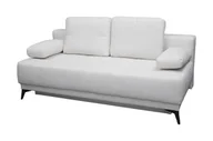 Sofy i kanapy - Sofa Rozkładana Stone Tapicerowana Jasna Biała 146X198 Cm B 8826 - miniaturka - grafika 1