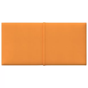 Panele ścienne, 12 szt., żółte, 30x15 cm, tkanina, 0,54 m² - Panele ścienne i boazeria - miniaturka - grafika 4