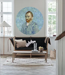 Dots Vincent - samoprzylepna tapeta w kształcie koła - Tapety - miniaturka - grafika 1