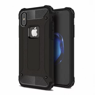 Forcell Futerał Armor do iPhone X czarny - Etui i futerały do telefonów - miniaturka - grafika 1