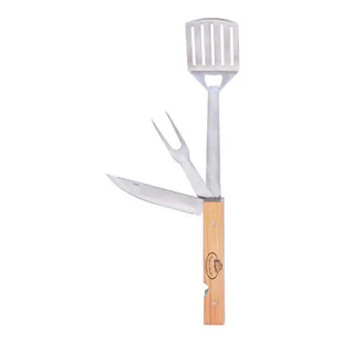 Składany zestaw narzędzi do grillowania Esschert Design BBQ - Akcesoria do grilla - miniaturka - grafika 1