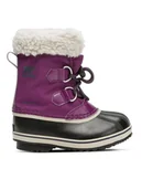 Buty dla dziewczynek - Sorel Śniegowce Childrens Yoot Pac™ Nylon Wp 2114112594 Fioletowy - miniaturka - grafika 1