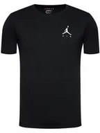 Koszulki męskie - Koszulka męska Air Jordan Jumpman Embroidered Tee Black T-shirt Czarna S - miniaturka - grafika 1