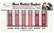 Szminki - The Balm Meet Matt(e) Hughes - 6 Mini Long-Lasting Liquid Lipsticks - Zestaw 6 mini matowych pomadek THELL6MPO - miniaturka - grafika 1