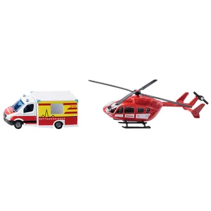 S1748 "Siku Super" - Mercedes-Benz Ambulans + Helikopter ratunkowy - Zabawki zdalnie sterowane - miniaturka - grafika 1