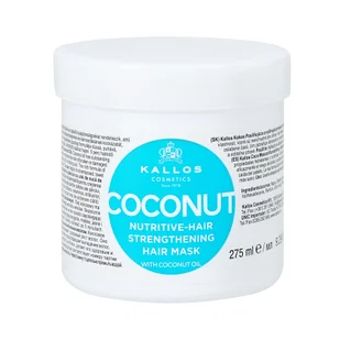 KALLOS KJMN COCONUT Odżywcza maska do włosów osłabionych 275 ml - Maski do włosów - miniaturka - grafika 1