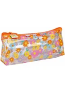 Podręczniki dla gimnazjum - Piórnik saszetka trójkąt 1 zamek Flower HAPPY COLO - miniaturka - grafika 1