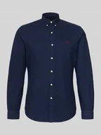 Koszule męskie - Koszula casualowa o kroju slim fit z czystej bawełny - miniaturka - grafika 1