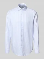 Koszule męskie - Koszula biznesowa o kroju regular fit z kołnierzykiem typu kent - miniaturka - grafika 1