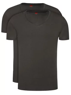 Piżamy męskie - Levi's Komplet 2 t-shirtów 905056001 Czarny Regular Fit - grafika 1