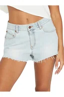Spodenki damskie - Spodenki damskie Volcom Stoned jeansowe bawełniane-W27 - miniaturka - grafika 1