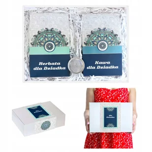 Idealny Box męski podarunkowy dla Dziadka kawa smakowa i herbata - Cappuccino i kawy smakowe - miniaturka - grafika 1