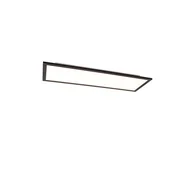 Oprawy, klosze i abażury - QAZQA Panel LED czarny 80 cm z LED z pilotem - Liv - miniaturka - grafika 1