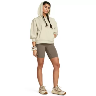 Damskie kolarki treningowe Under Armour Meridian Bike Short 7in - brązowe - UNDER ARMOUR - Spodnie sportowe damskie - miniaturka - grafika 1
