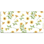 Podkładki na biurko - Podkładka na całe biurko Małe słoneczniki 120x60 cm - miniaturka - grafika 1