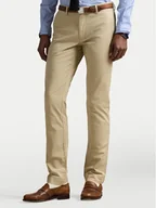 Spodnie męskie - Polo Ralph Lauren Chinosy 710644988009 Beżowy Slim Fit - miniaturka - grafika 1