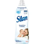 Środki do prania - Silan Sensitive - Płyn do płukania tkanin 880 ml - miniaturka - grafika 1