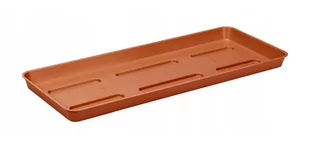 Podstawka plastikowa prostokątna 36x14 cm pod doniczkę skrzynkę balkonową DRACO 40 cm terakota - Donice - miniaturka - grafika 1