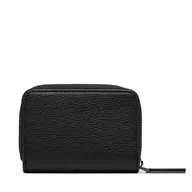 Portfele - Mały Portfel Damski Calvin Klein Ck Daily Small Zip Around K60K612177 Czarny - miniaturka - grafika 1