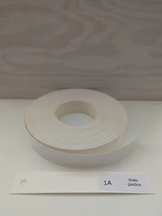 Obrzeże meblowe Okleina meblowa Białe gładkie 21mm 20mb 1A z klejem - Okleiny - miniaturka - grafika 1