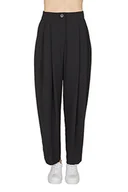 Spodnie damskie - A|X ARMANI EXCHANGE Damskie spodnie Basics by Armani Suiting, Czarny, 40 - miniaturka - grafika 1