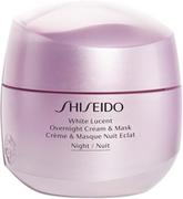 Maseczki do twarzy - Shiseido White Lucent Overnight Crem & Mask krem-maska na noc 75ml - miniaturka - grafika 1