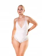 Odzież ciążowa - Body damskie Heyshape białe z koronką S - miniaturka - grafika 1
