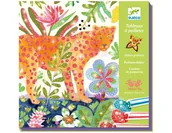 Zabawki kreatywne - Djeco zestaw artystyczny z brokatem Tropiki - miniaturka - grafika 1