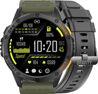 Smartwatch - Gravity GT24-5 Czarny, Zielony - miniaturka - grafika 1