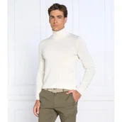 Swetry męskie - BOSS BLACK Wełniany golf Musso-P | Slim Fit - miniaturka - grafika 1