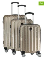 Torby podróżne - Canadian Peak 3-częściowy zestaw "Sorenteak" w kolorze beżowym - miniaturka - grafika 1