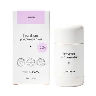 Your KAYA, dezodorant pod pachy i biust, lawenda, 35 g - Dezodoranty i antyperspiranty unisex - miniaturka - grafika 1